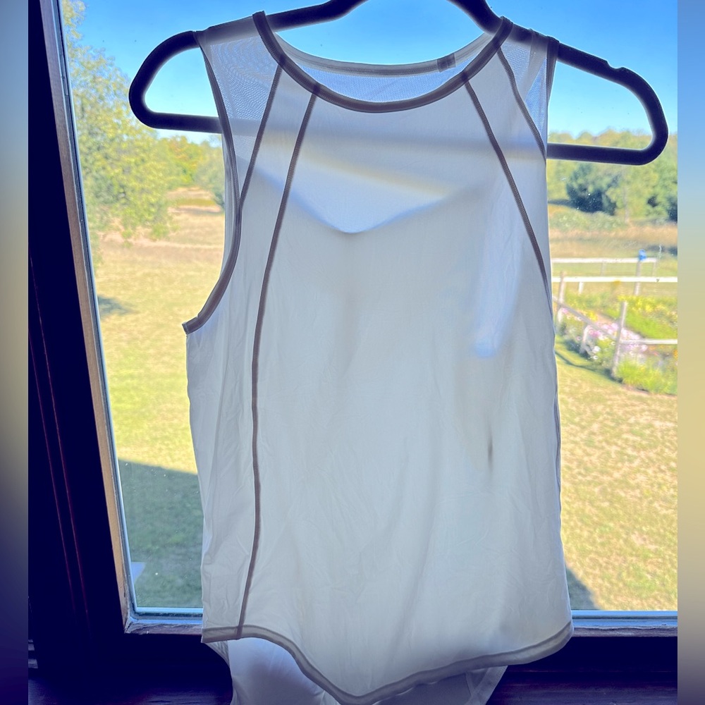 Lululemon Sculpt Tank Top White Size 6